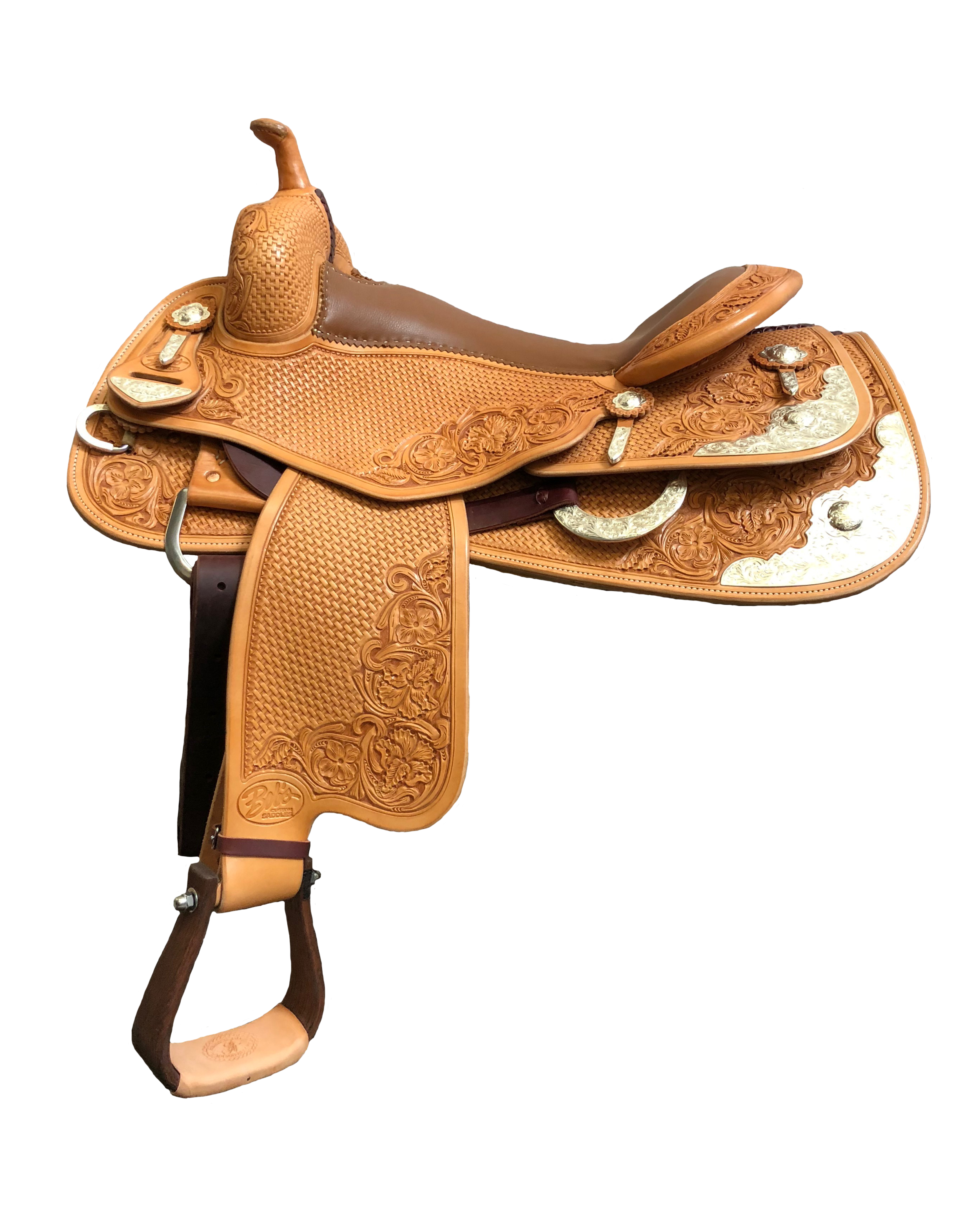 AF Reiner 178 custom western saddle crafted for reining performance, comfort, and durability.