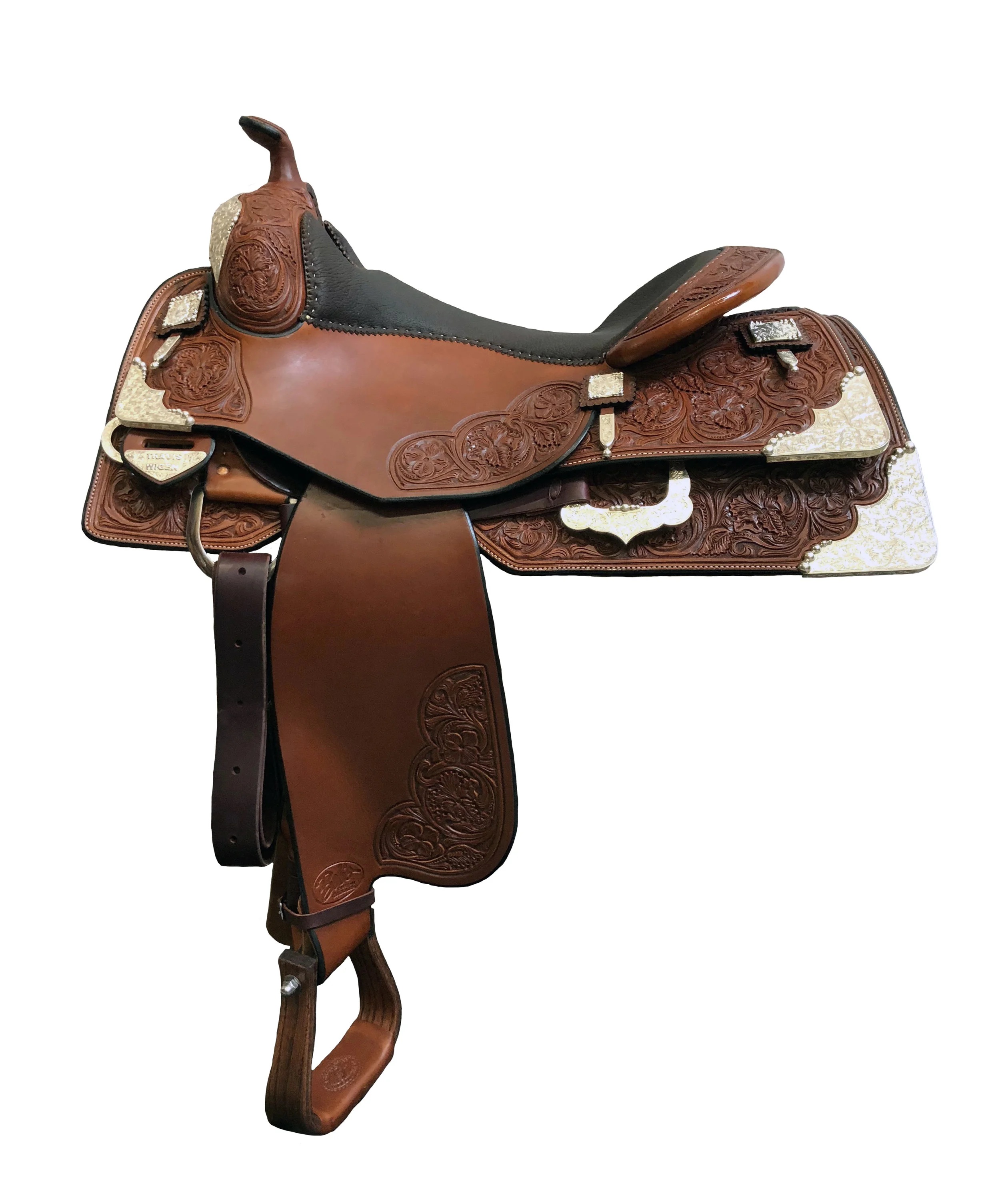 BCS Reiner 288 custom western saddle designed for reining competitions with premium craftsmanship.