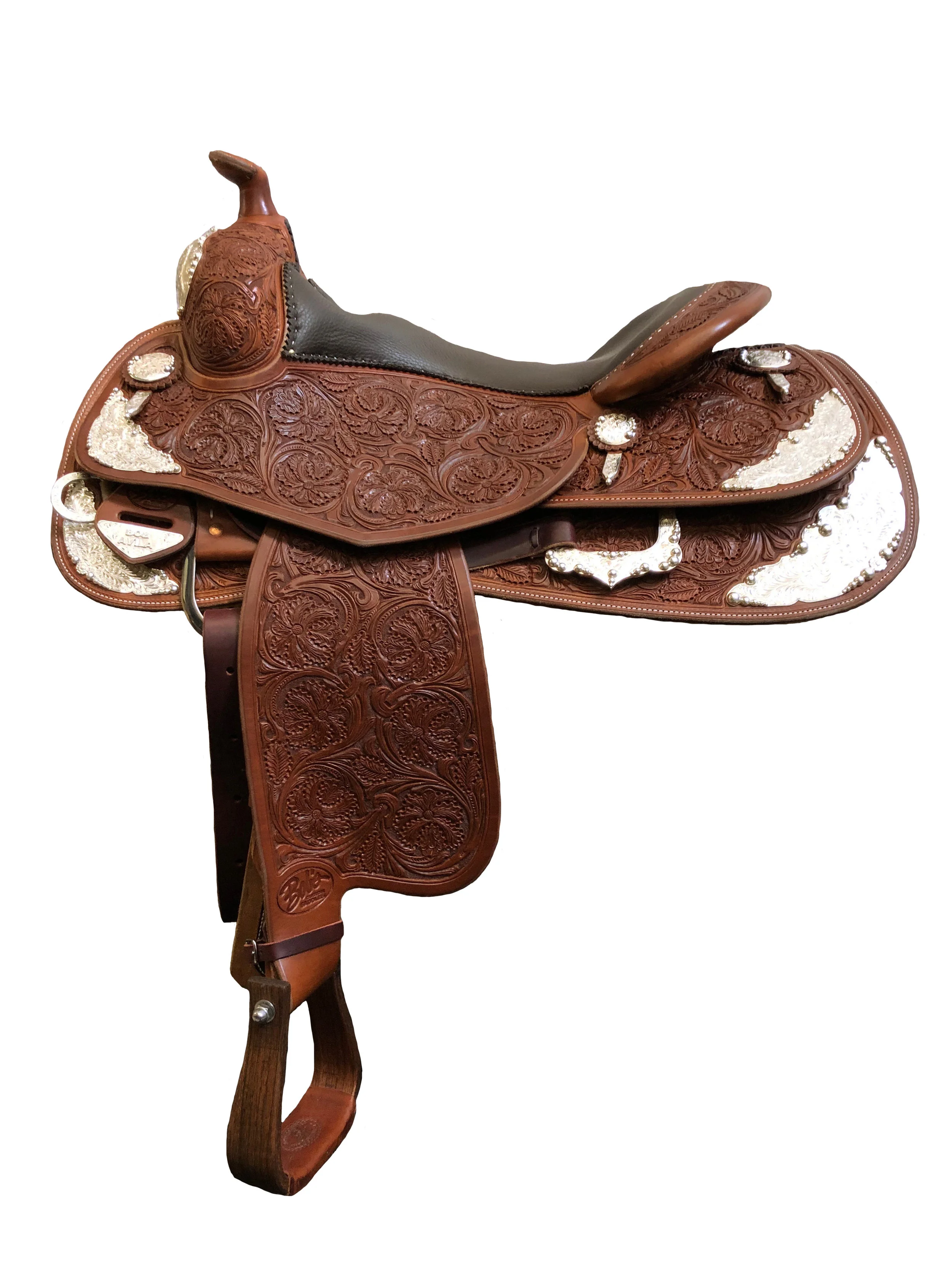 Bob Avila Reiner 064 custom western saddle built for precision reining, stability, and lasting comfort.