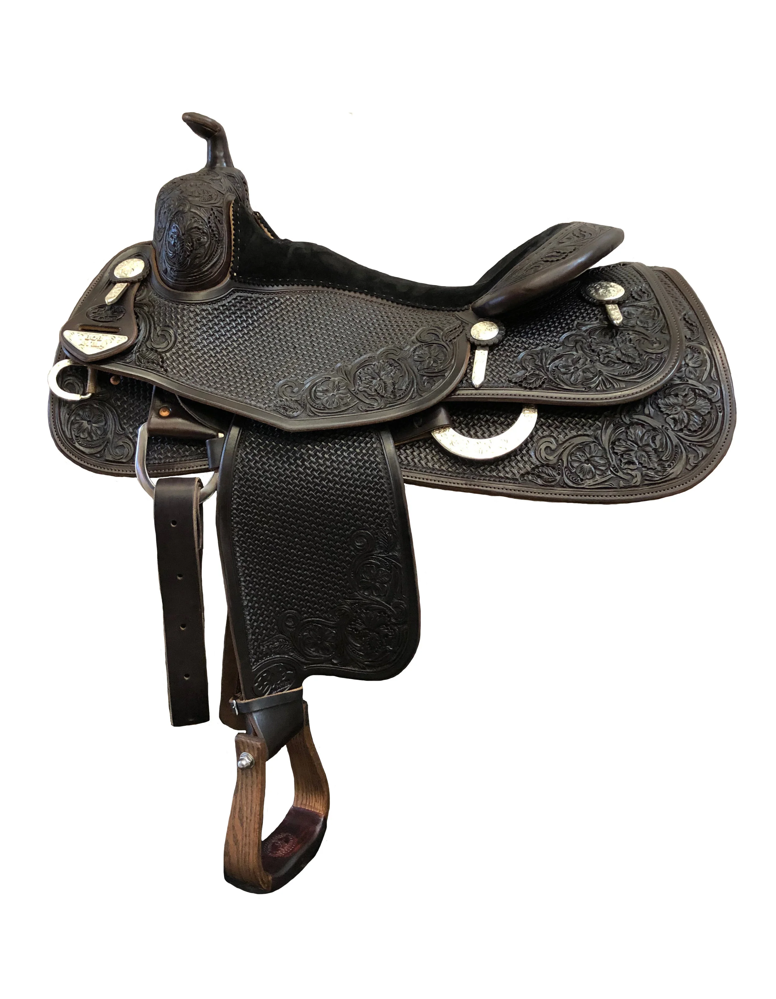 Bob Avila Reiner 716 custom western saddle designed for professional reining and superior rider comfort.