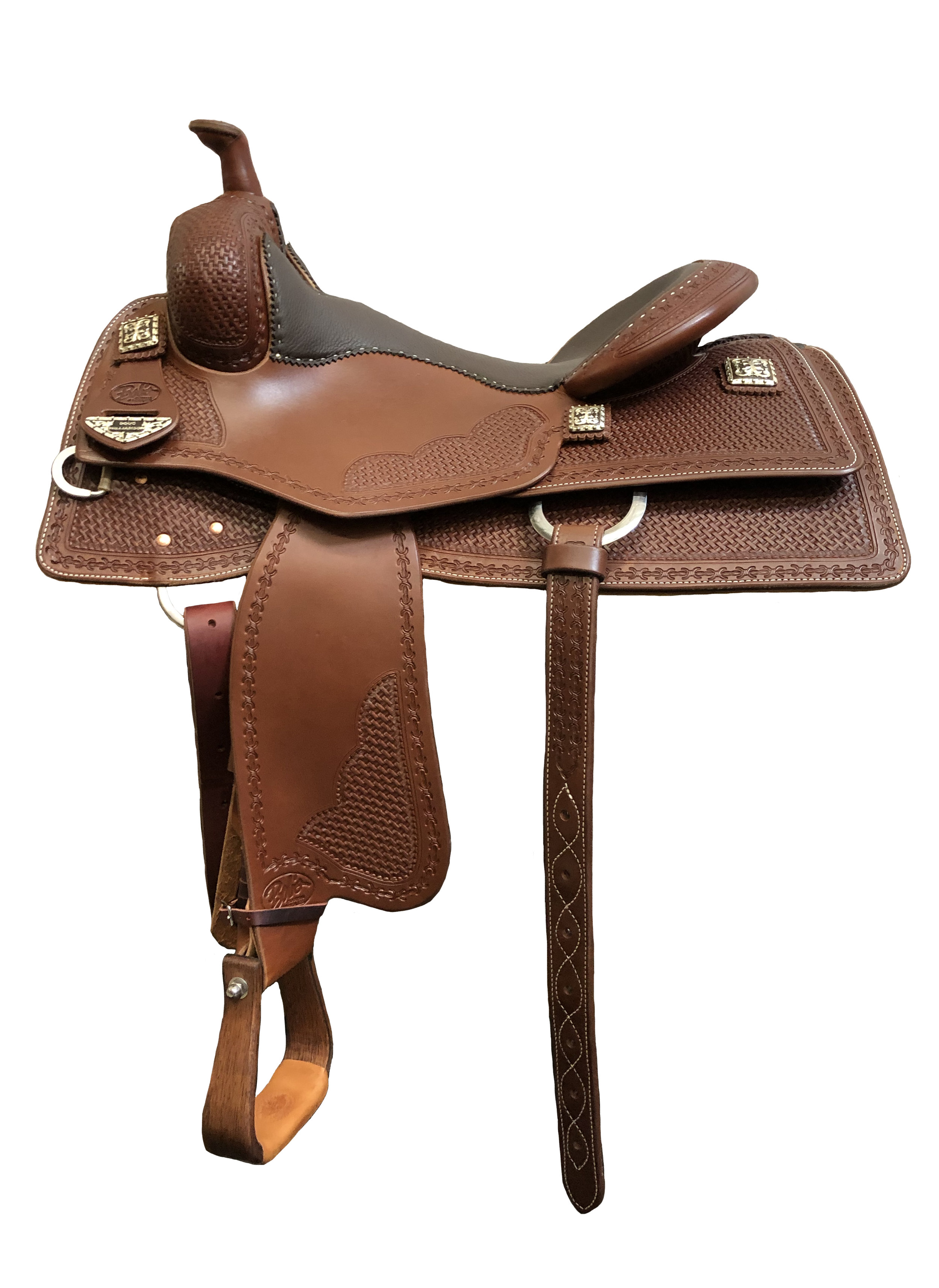 Doug Williamson Cowhorse 653 custom western saddle built for performance and ranch versatility.