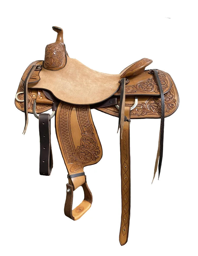 Next-Gen Cowhorse 294 custom western saddle handcrafted for cowhorse events, ranch work, and daily riding.