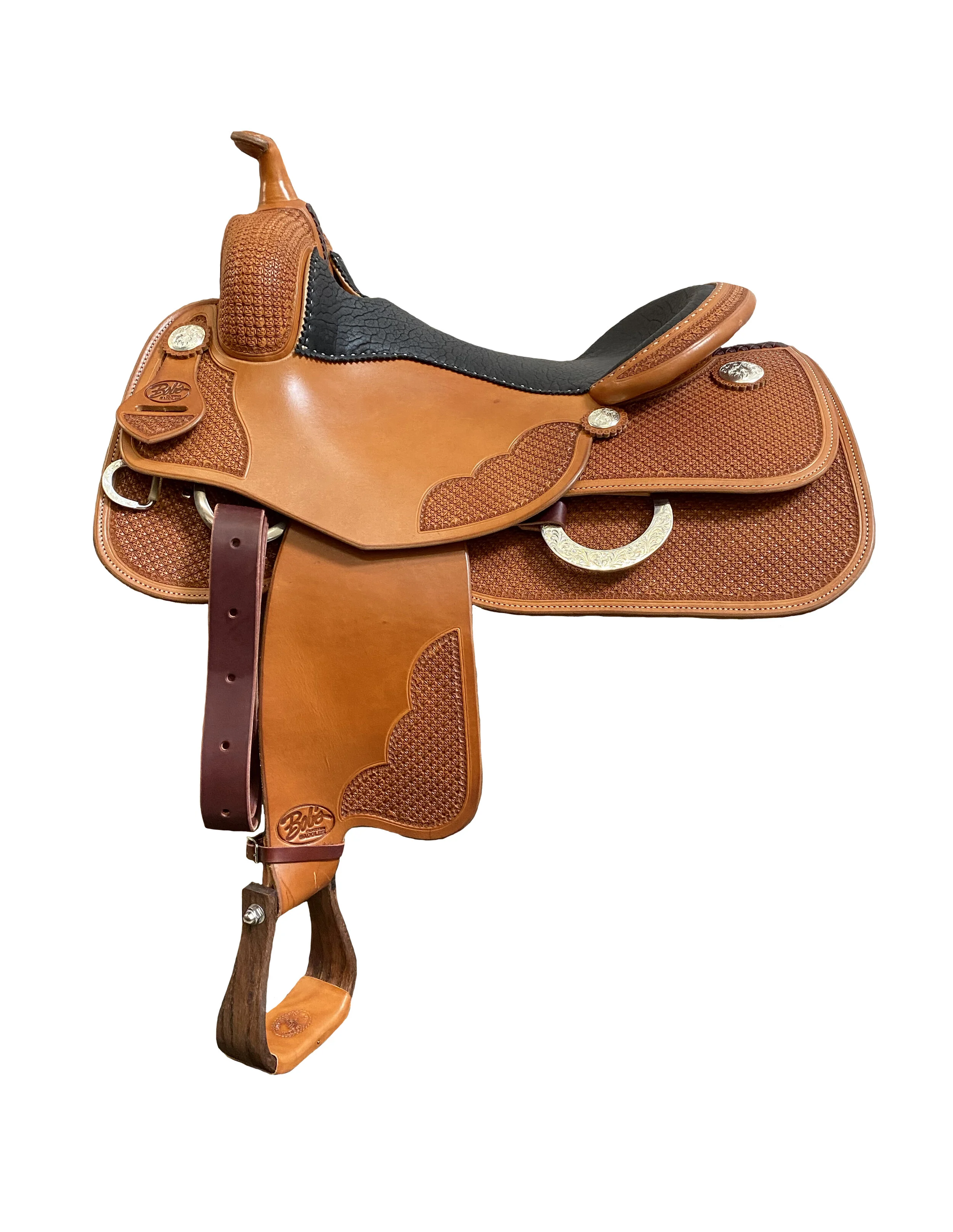 Next-Gen Reiner 204 custom western saddle crafted for reining performance, balance, and durability.