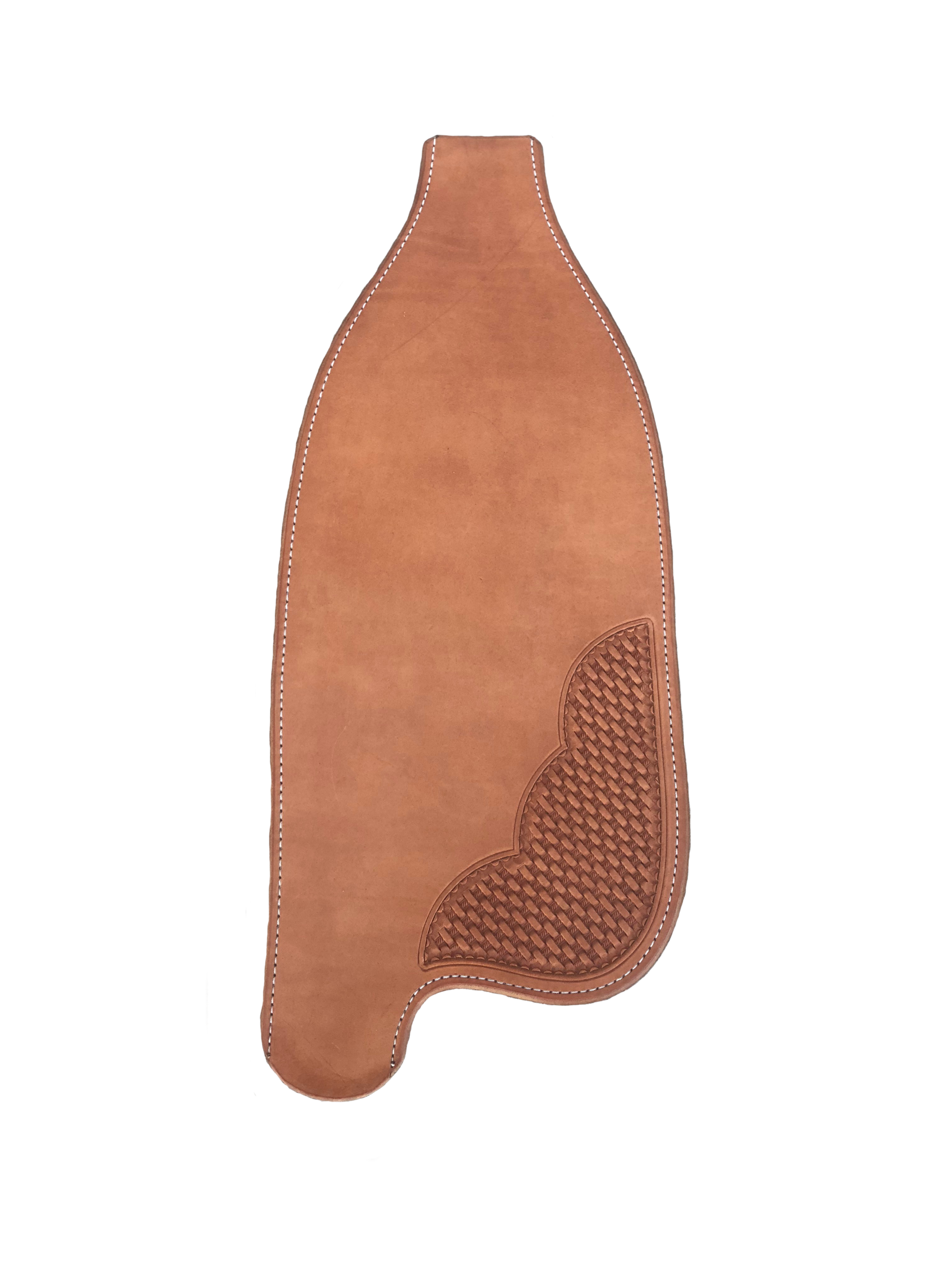 Regular style western saddle fenders handcrafted for comfort, balance, and durability.
