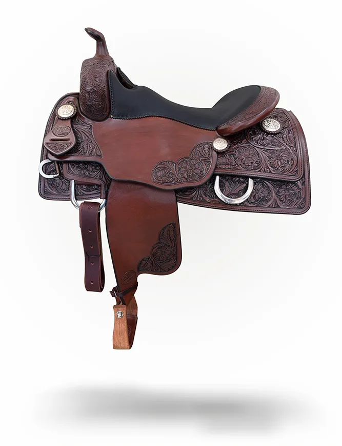 BCS Reiner Stock 422 western saddle designed for superior performance and comfort.