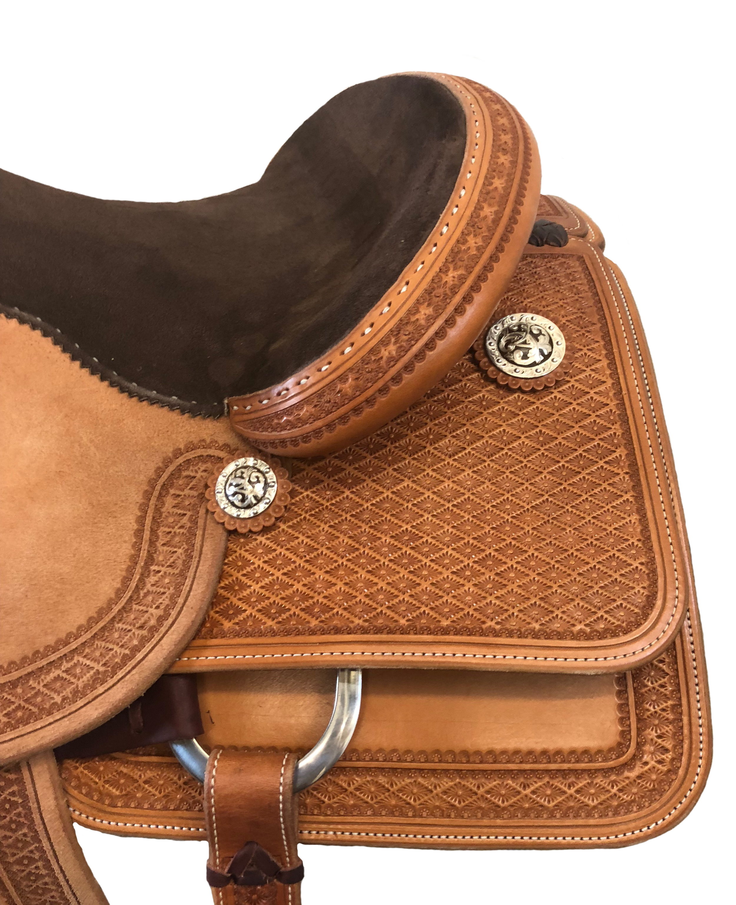 Cheyenne cantle roll designed for custom western saddles with premium craftsmanship.