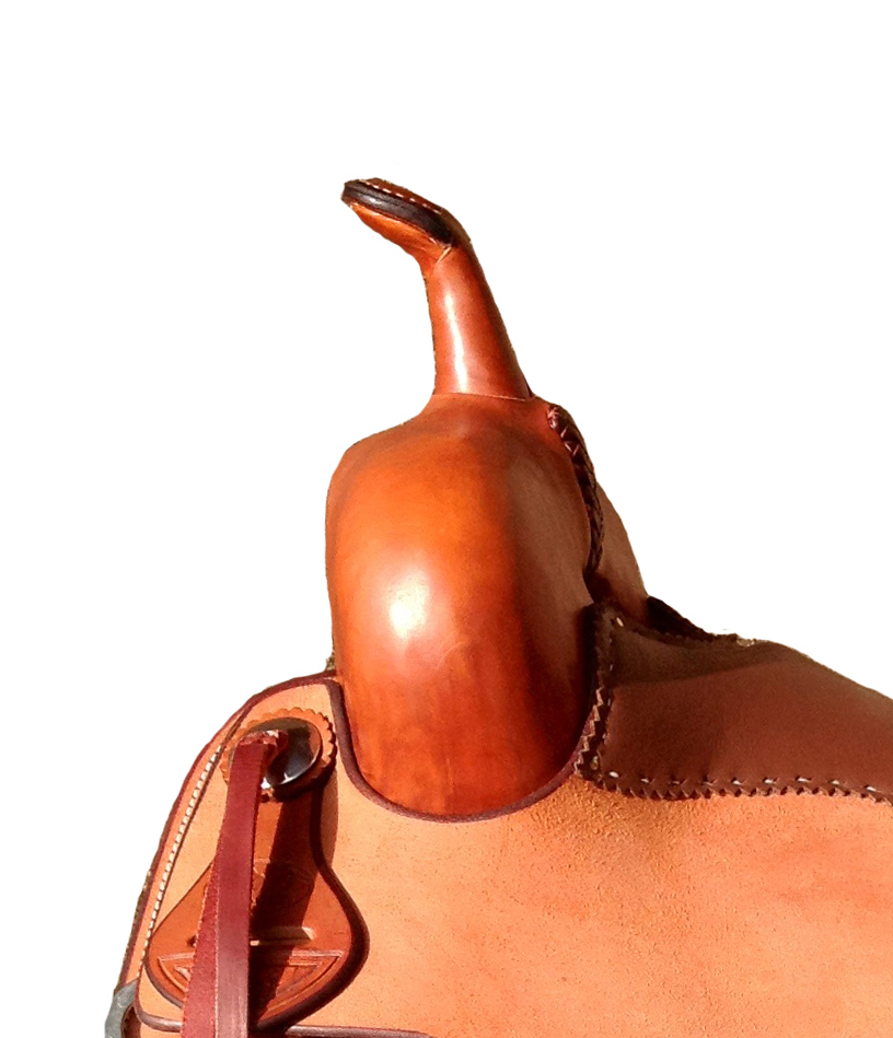 Cutter and OD saddle horn designed for cowhorse and cutter western saddle models.