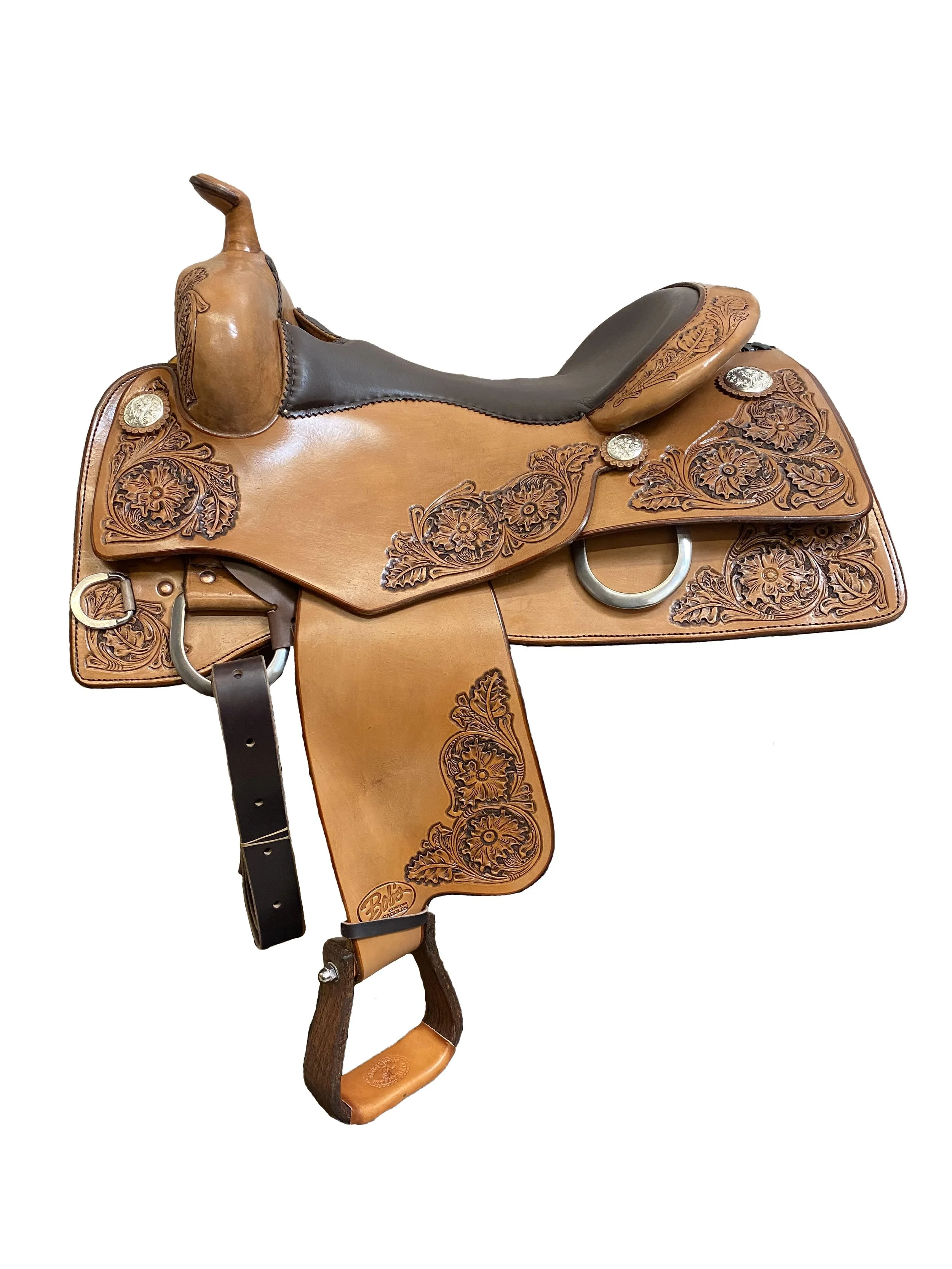Fappani Reiner 662 custom western saddle built for reining performance, stability, and lasting comfort.