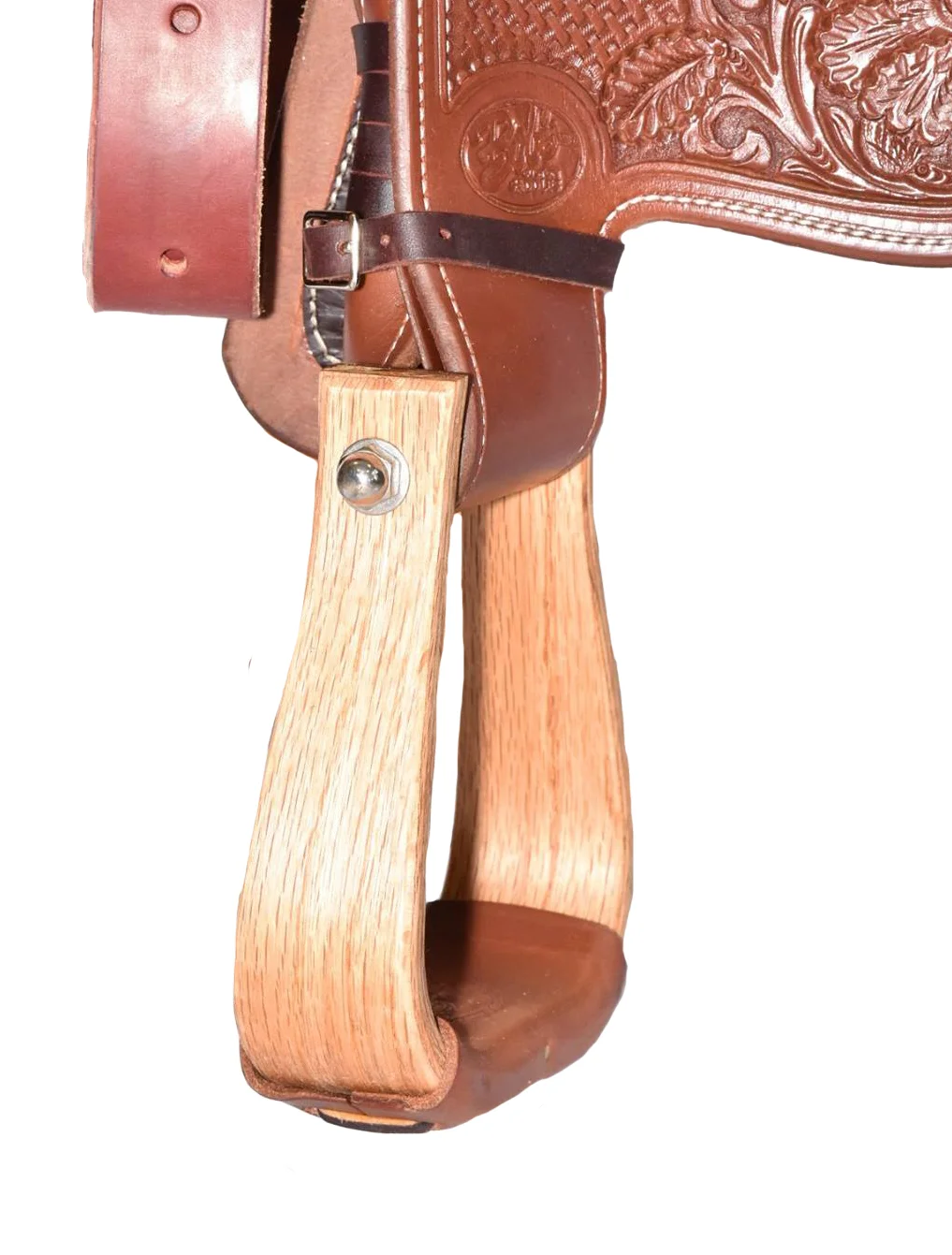 Nettles 5-ply stirrups available in multiple sizes for ranch and performance riding.