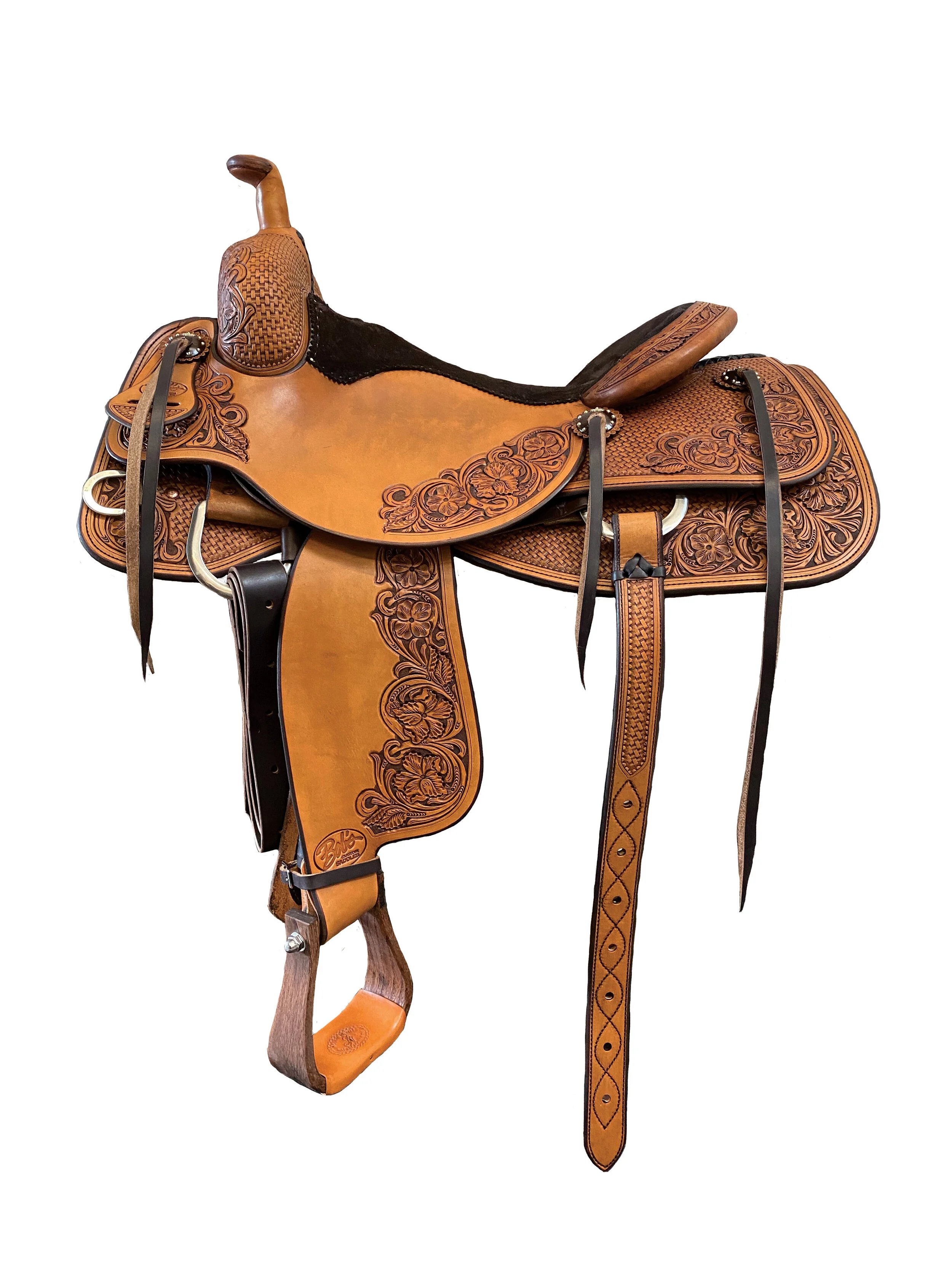 Next Gen Cowhorse Saddle 079 custom western saddle designed for cowhorse performance.