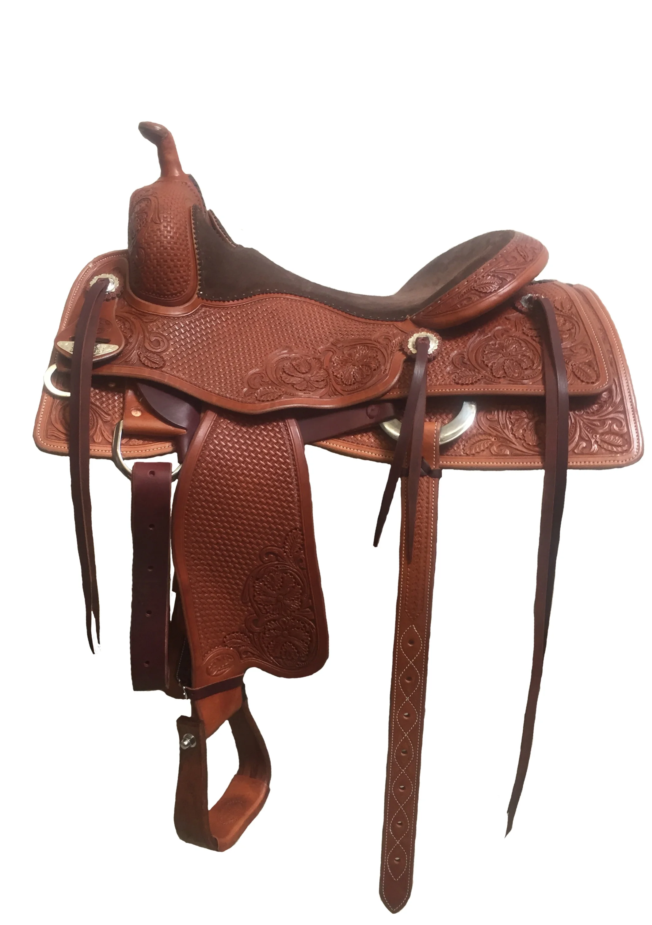 Ranch Versatility Saddle 382 western ranch saddle built for comfort, durability, and performance.