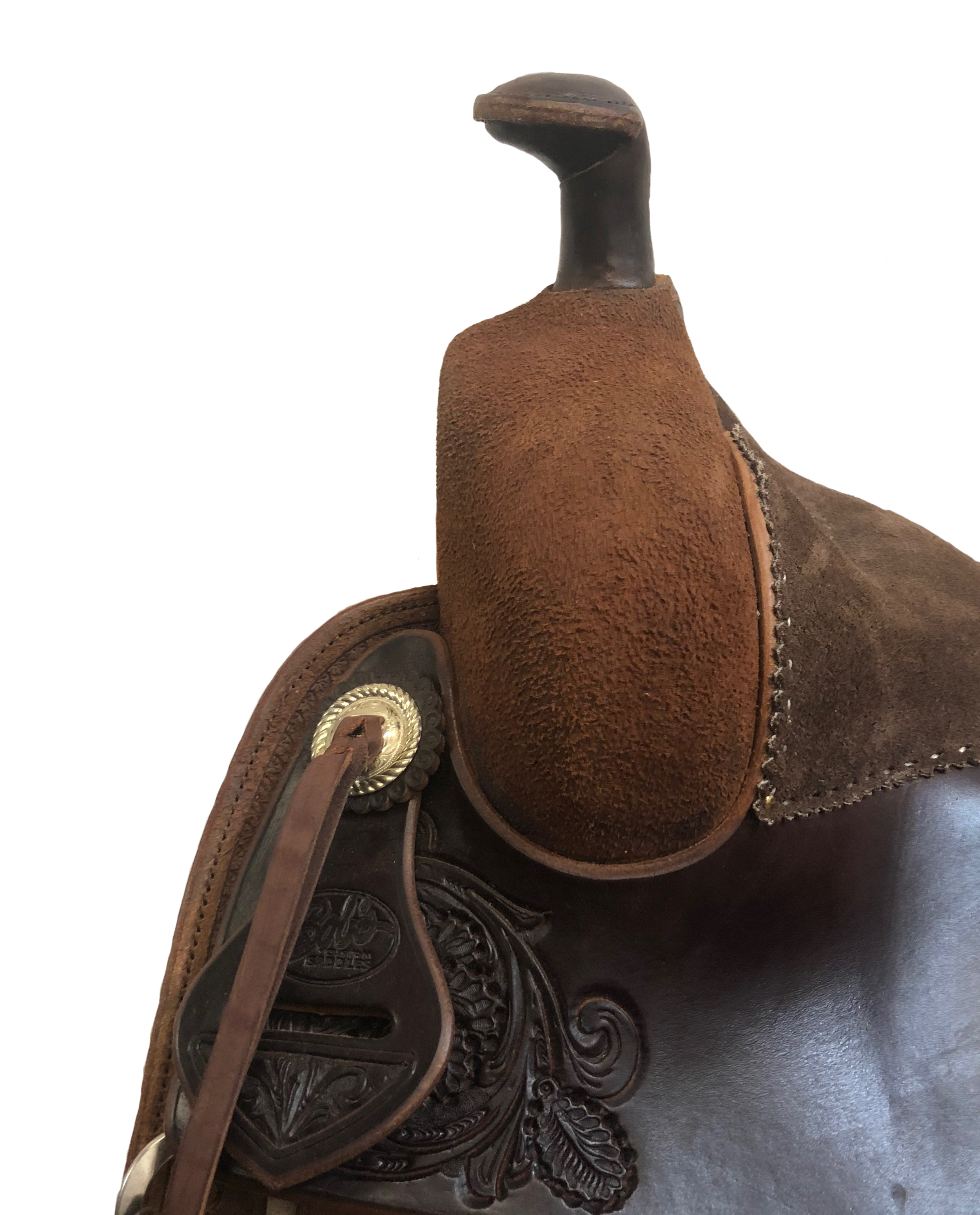 Texas dally roping horn designed for custom western roping saddles and ranch work.