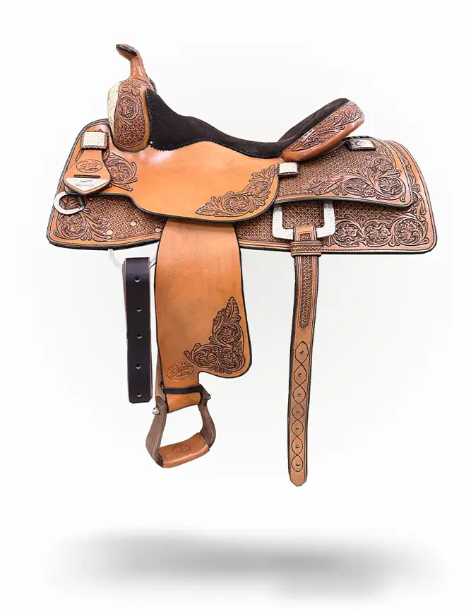Lady Reiner Stock 407 premium western saddle designed for superior comfort, balance, and performance.