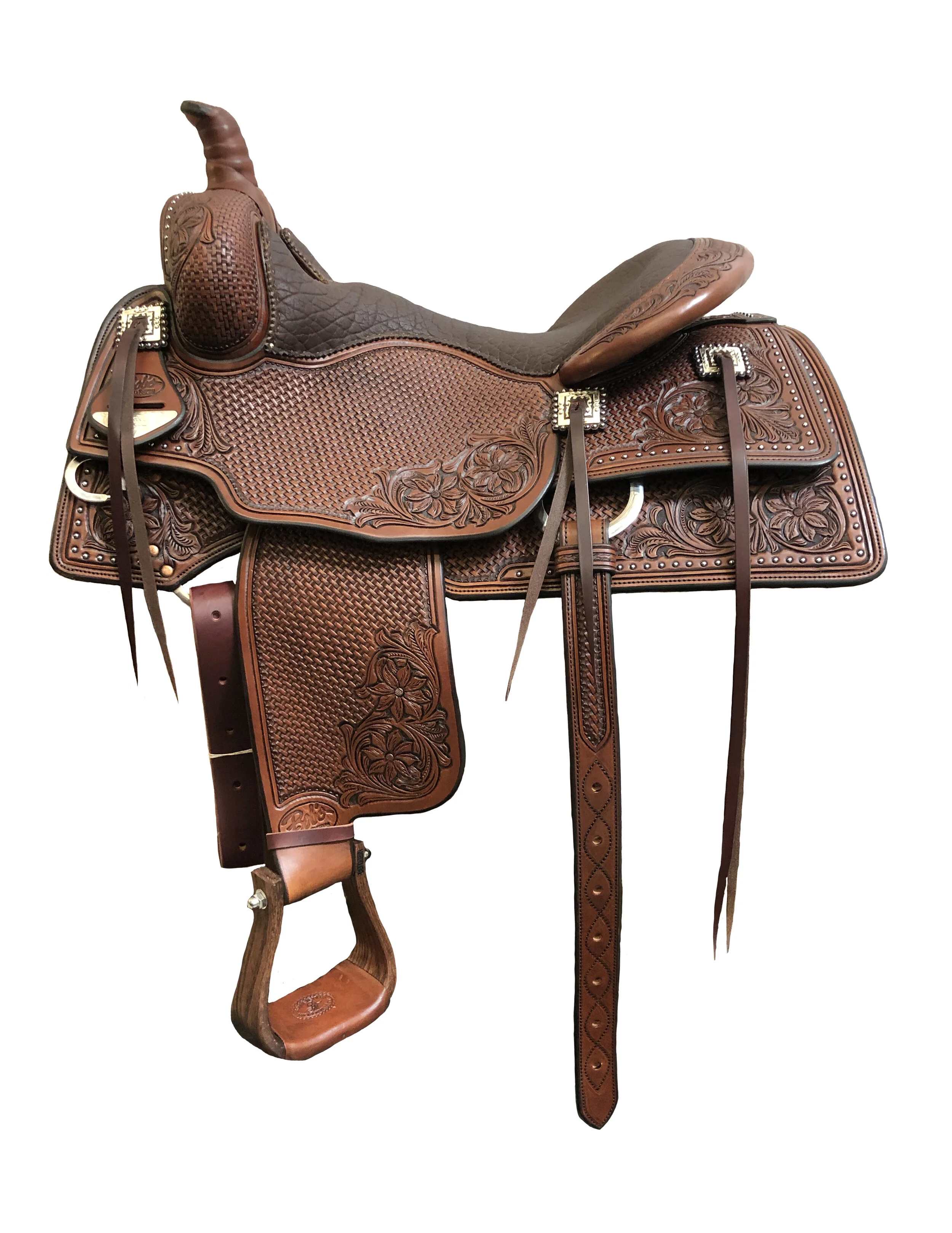 Ranch Versatility Saddle 156 western riding saddle handcrafted for comfort and durability.