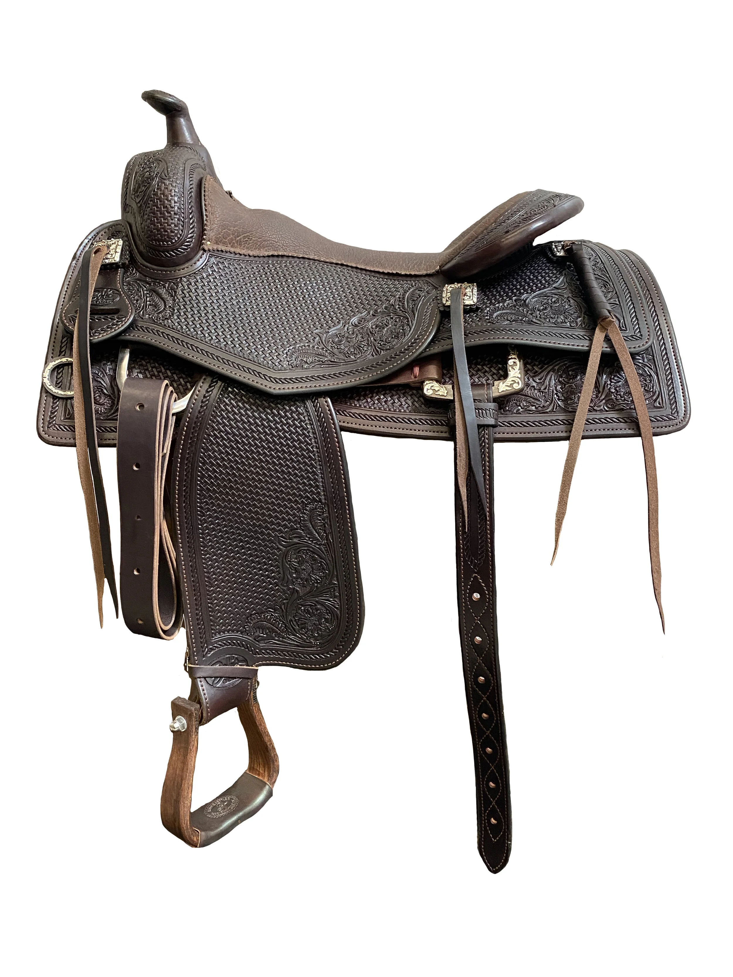 Ranch Versatility Saddle 190 handcrafted for ranch work, versatility events, and everyday riding.