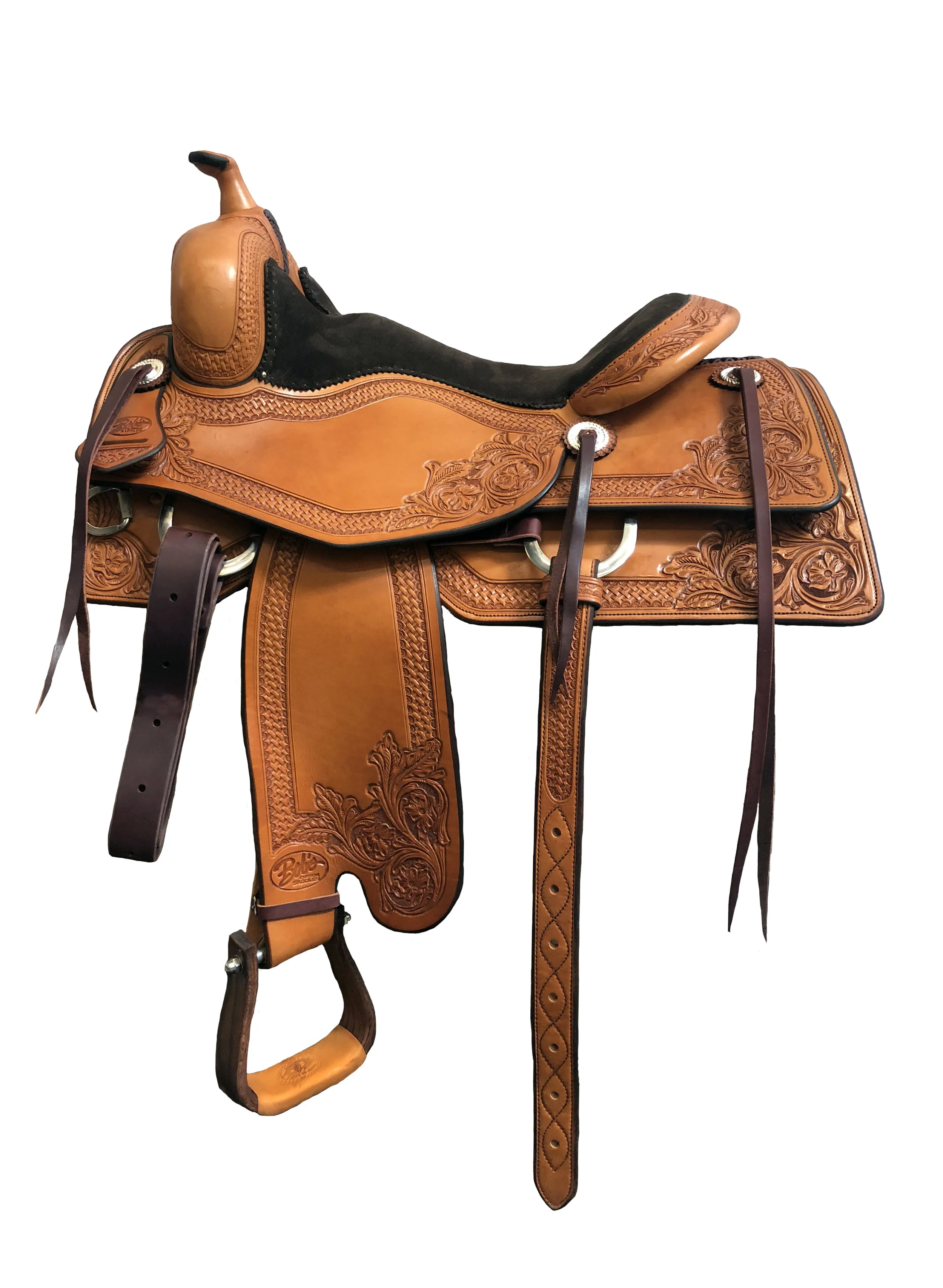 Ranch Versatility Saddle 424 handcrafted western saddle for ranch versatility and performance.